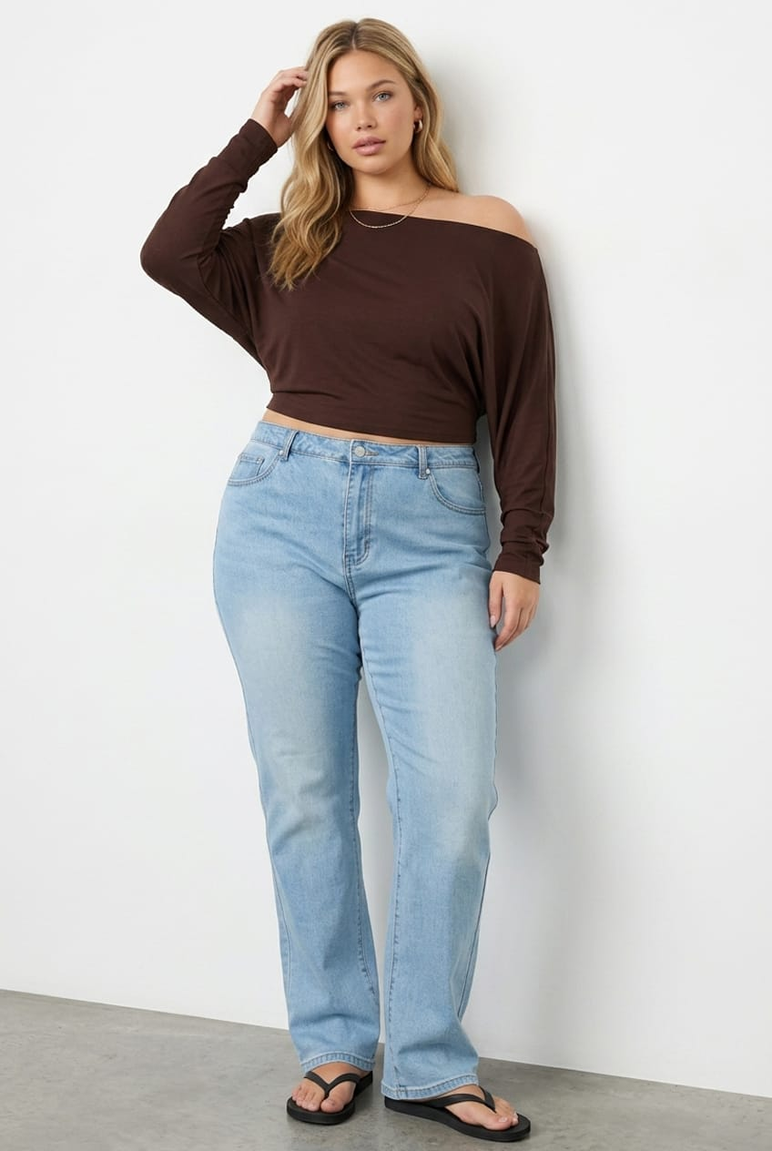 Denim Mom Jeans High Rise for YouandAll Fashion