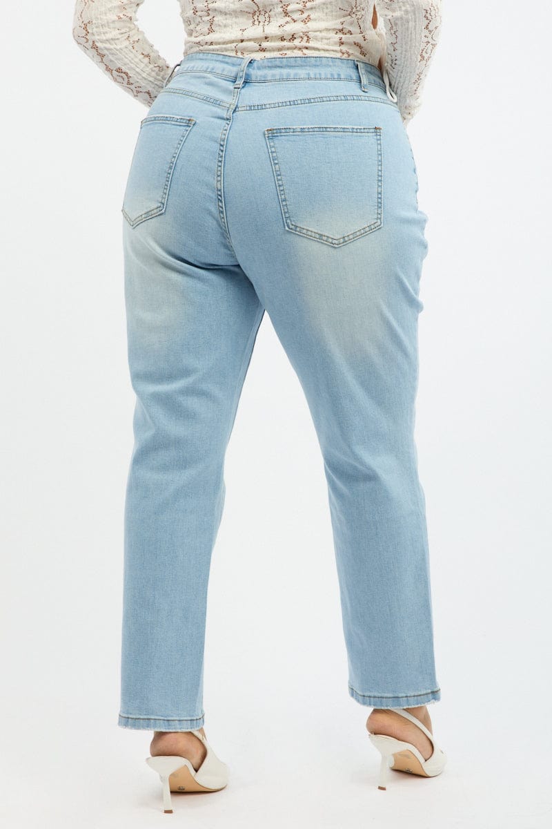 Denim Mom Jeans High Rise for YouandAll Fashion