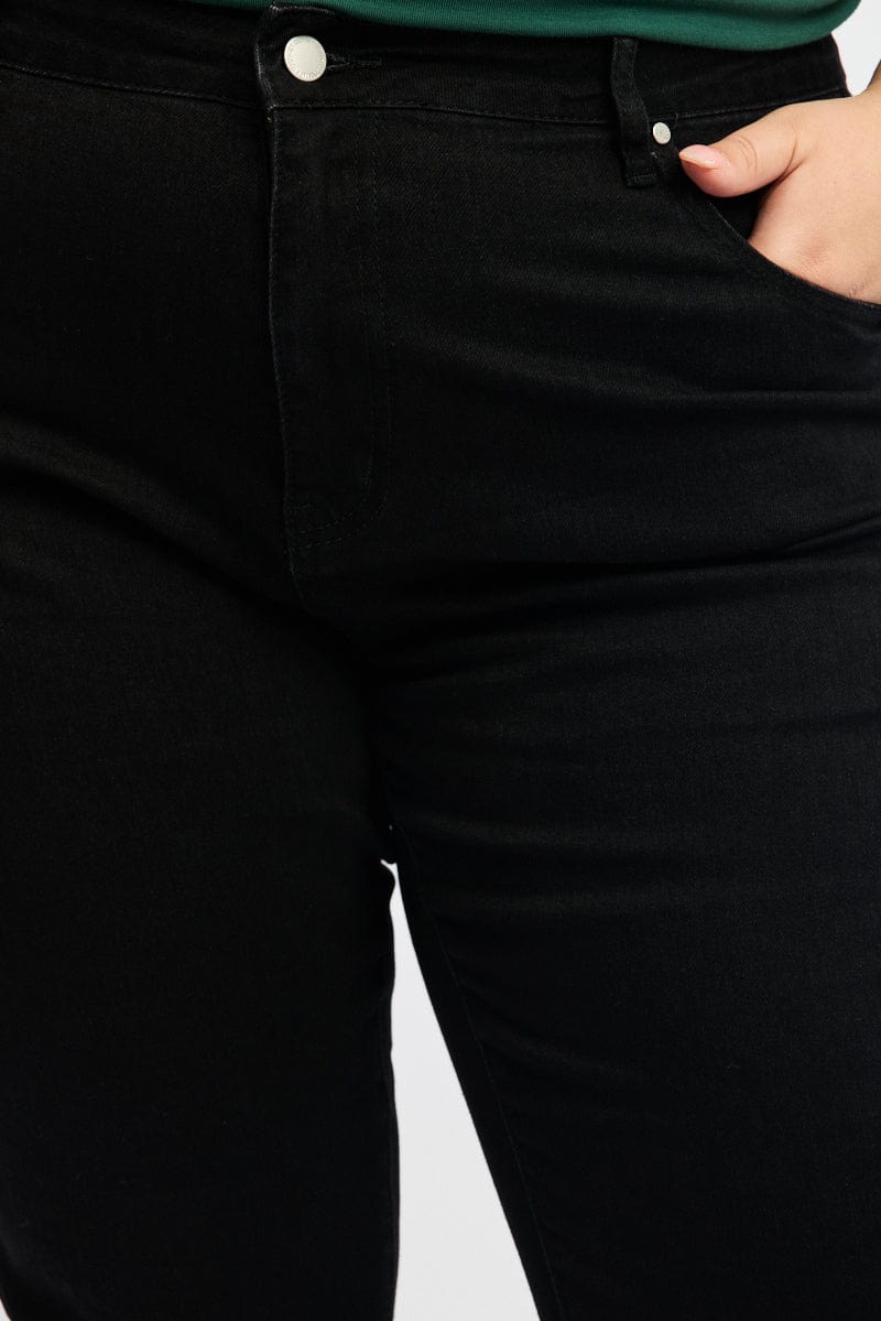 Black Mom Jeans High Rise for YouandAll Fashion