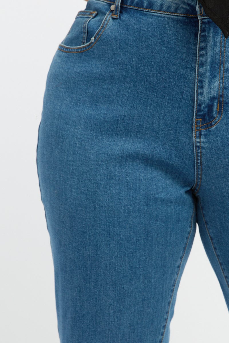 Denim Mom Jeans High Rise for YouandAll Fashion