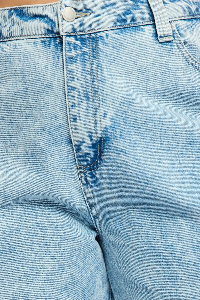 Denim Cargo Jeans Mid Rise for YouandAll Fashion