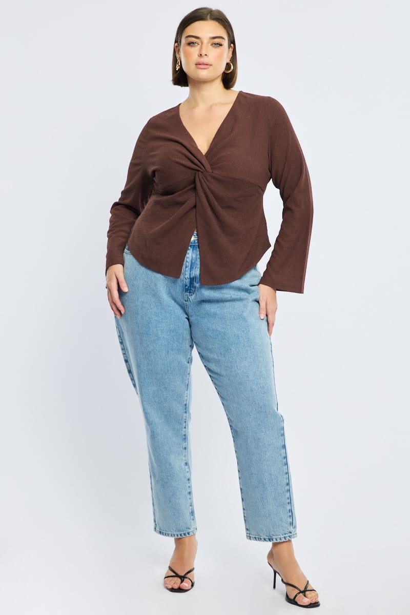 Denim Mom Jeans Mid Rise for YouandAll Fashion