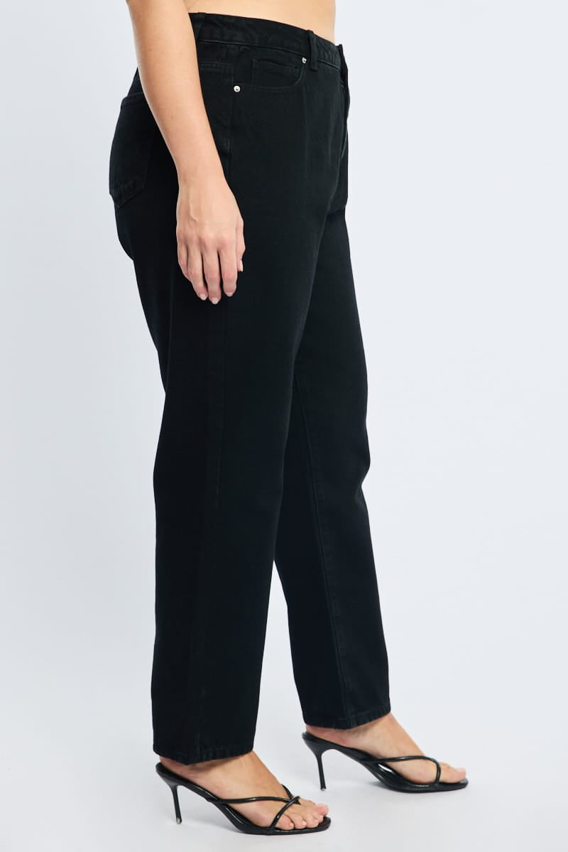 Denim Mom Jeans Mid Rise for YouandAll Fashion