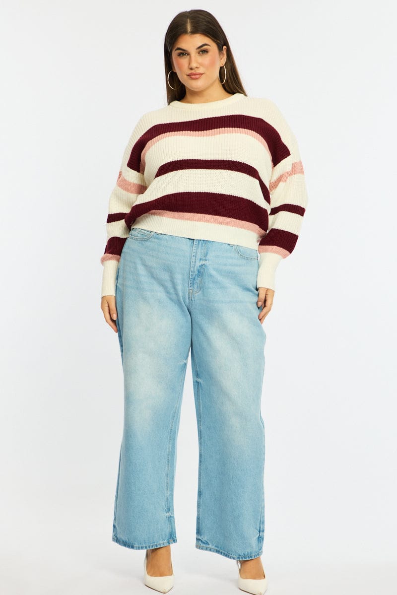 Denim Baggy Jeans Mid Rise for YouandAll Fashion
