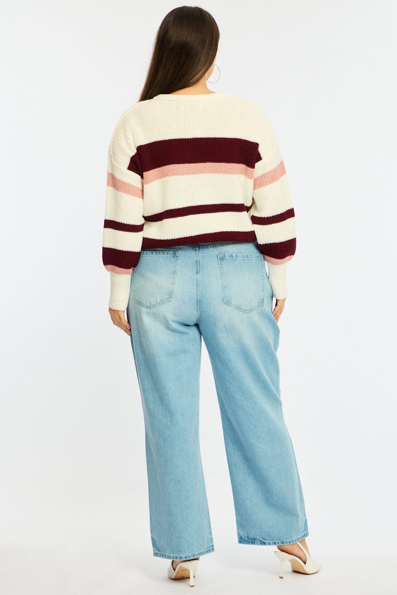 Denim Baggy Jeans Mid Rise for YouandAll Fashion