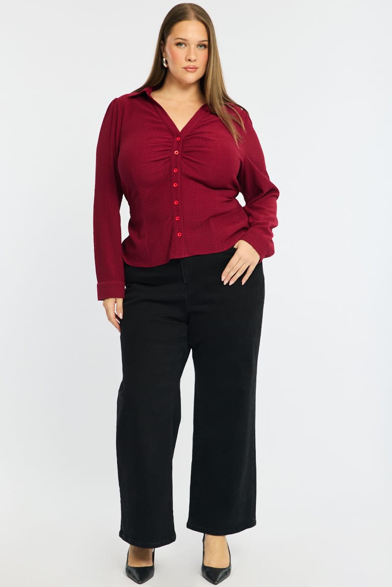 Denim Wide Leg Jeans Stretch for YouandAll Fashion