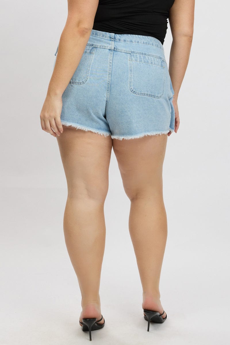 Denim Skort Skirt High Rise for YouandAll Fashion