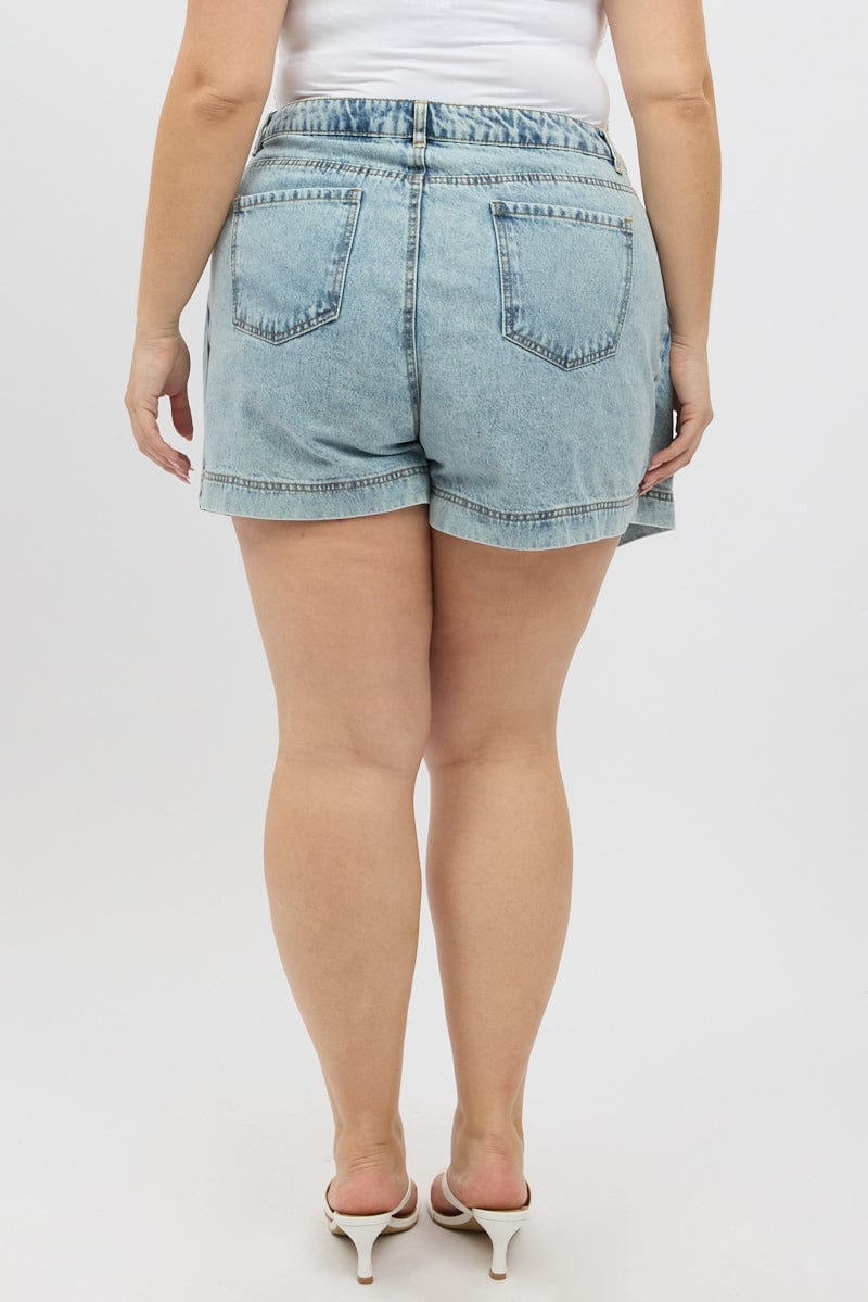 Denim Denim Skort Skirt High Rise for YouandAll Fashion