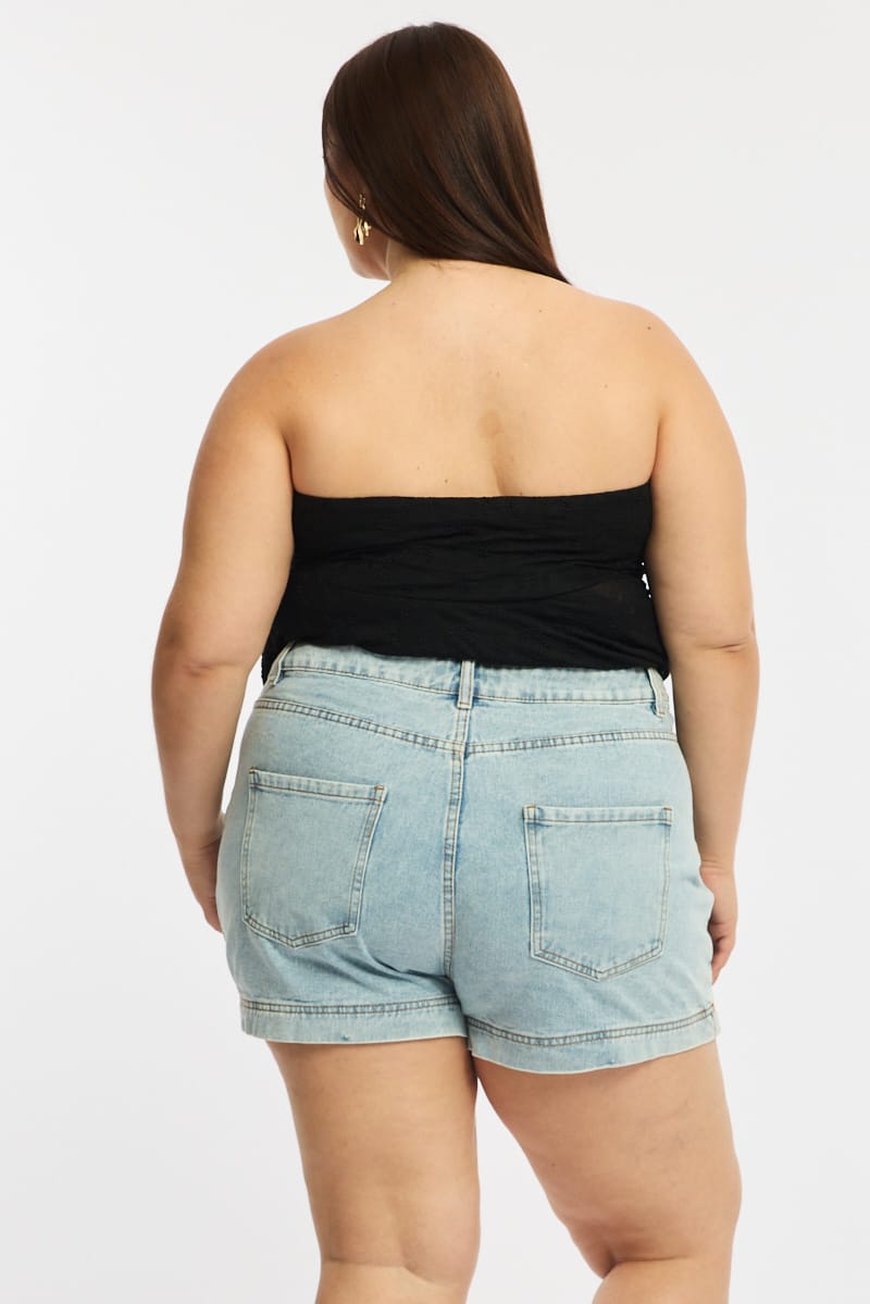 Denim Skorts Skirt High Rise for YouandAll Fashion