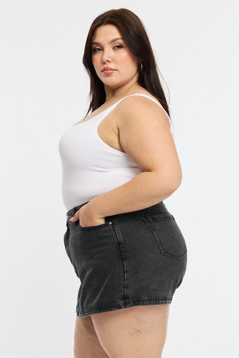 Denim Skorts High Rise for YouandAll Fashion