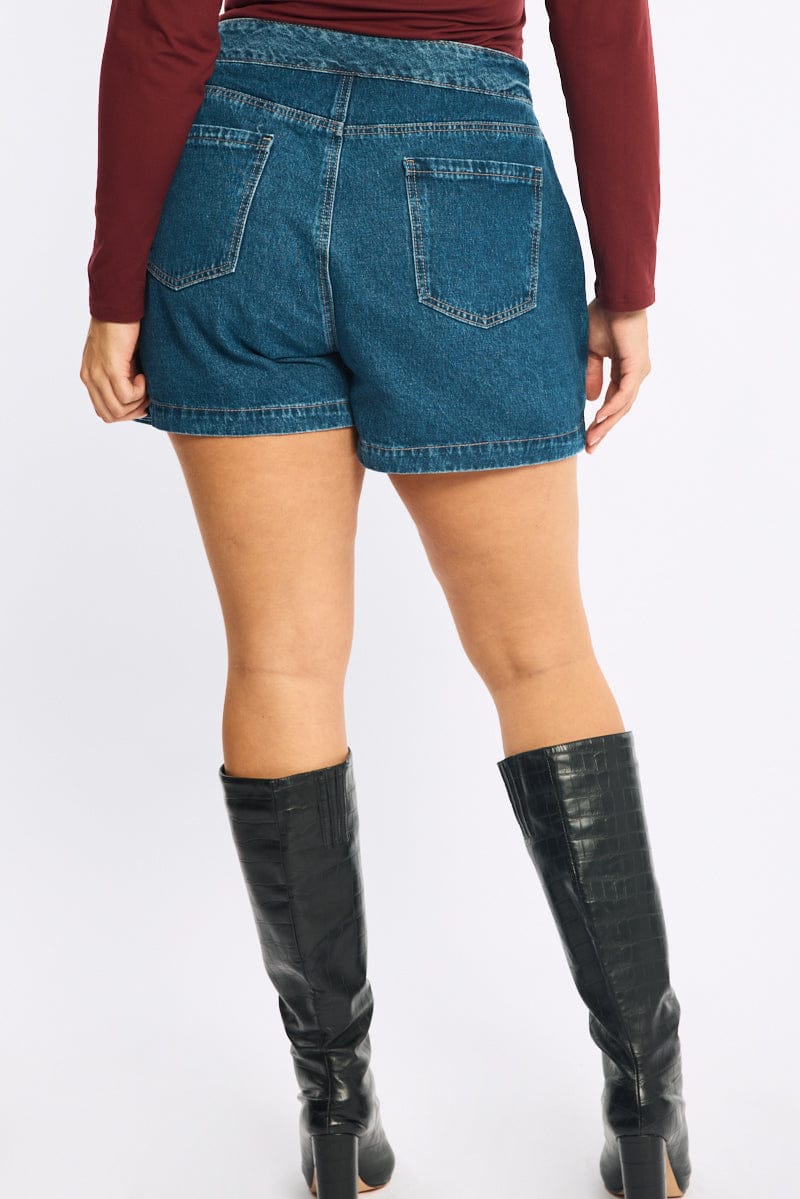 Denim Denim Skorts for YouandAll Fashion