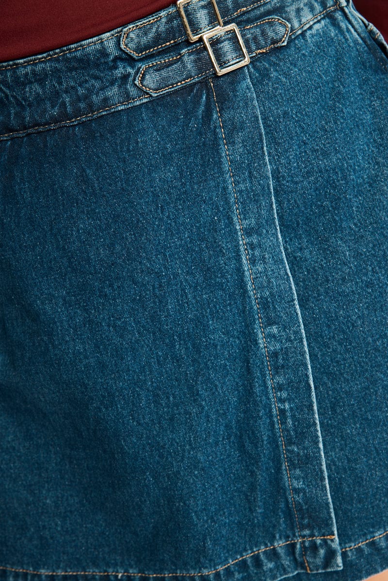 Denim Denim Skorts for YouandAll Fashion