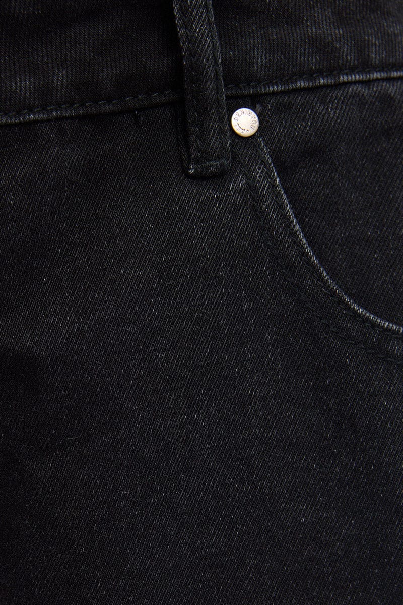 Denim Bermuda Shorts Mid Rise for YouandAll Fashion