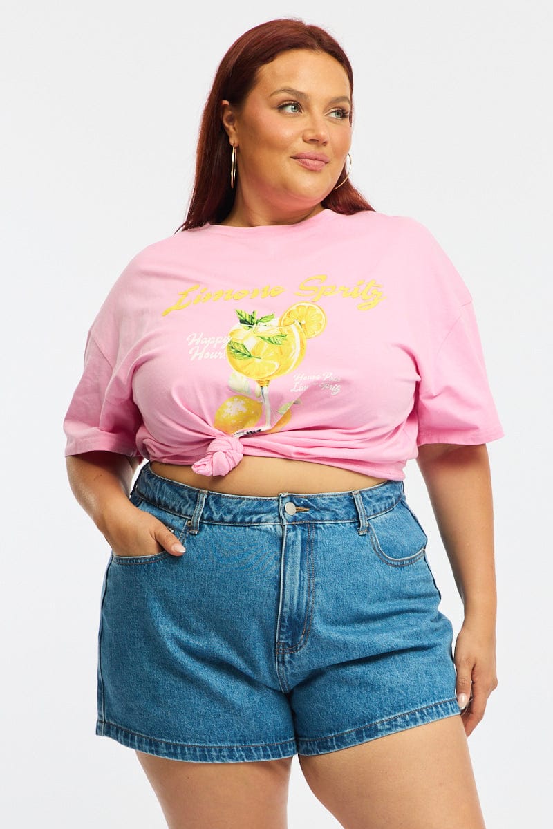 Denim Relaxed Shorts Mid Rise for YouandAll Fashion