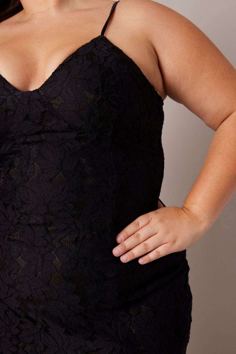 Black Lace Bra Cup Bodycon Dress | You & All Black Lace Bra Cup Bodycon Dress | You & All