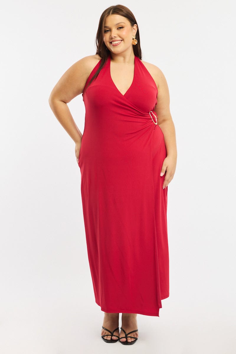 Ladies Dresses Plus Size Christmas Maxi Dresses New Womens PLUS SIZE CHERRY RED Or TAUPE TAN Ladies Dresses Plus Size Christmas Maxi Dresses New Womens PLUS SIZE CHERRY RED Or TAUPE TAN