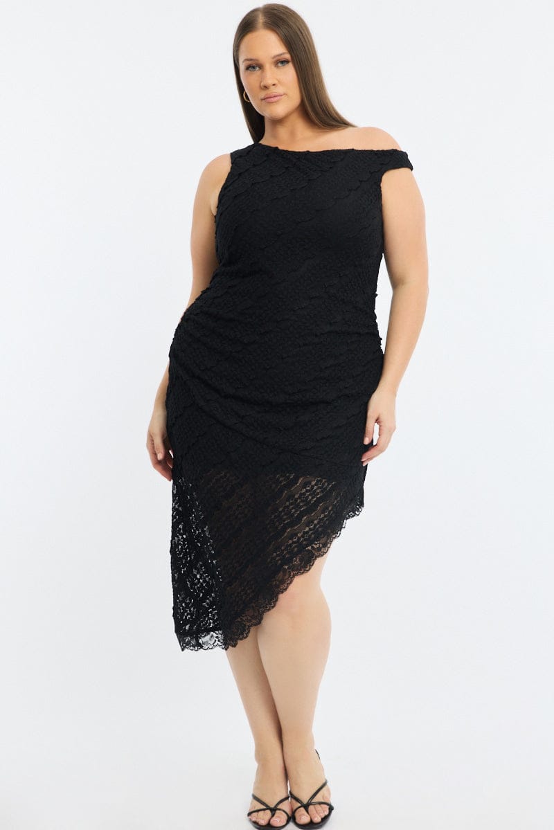 Black Bodycon Lace Dress for YouandAll Fashion