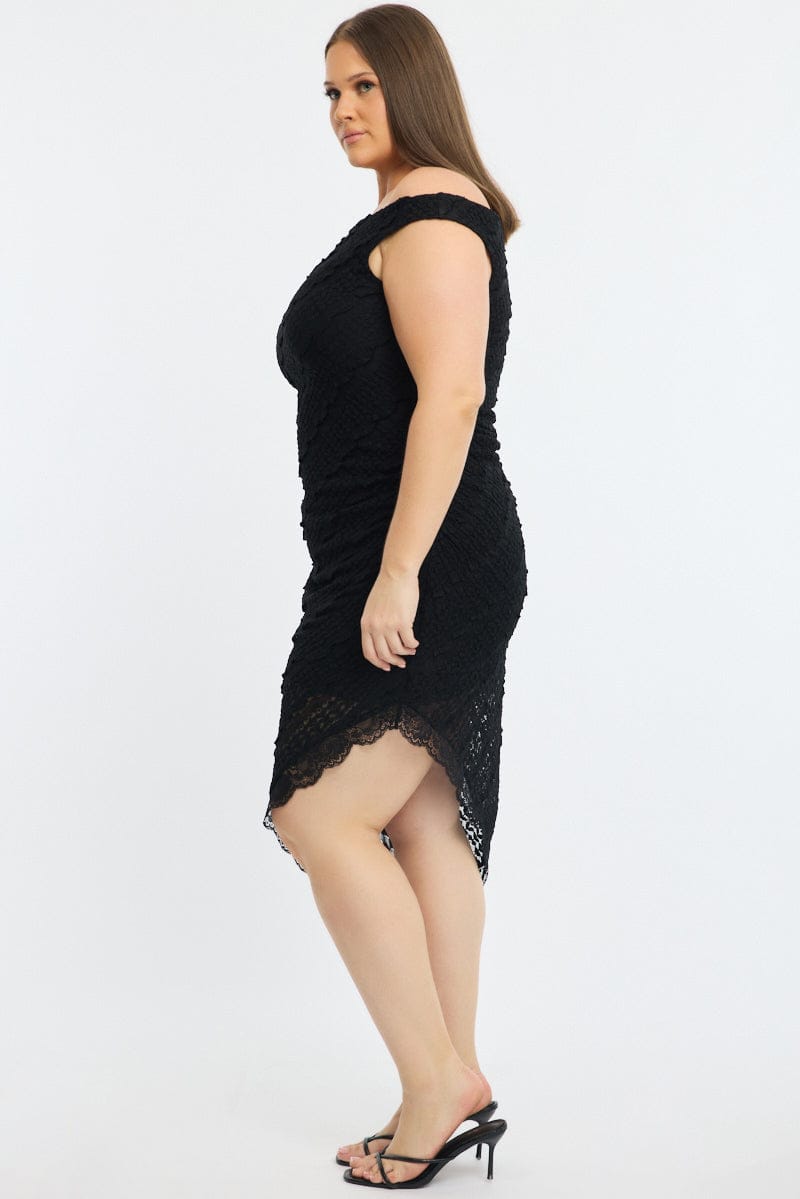 Black Bodycon Lace Dress for YouandAll Fashion