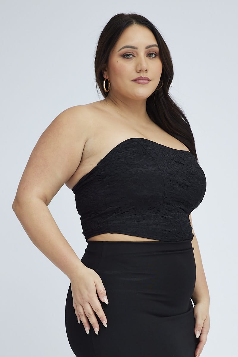 Black Lace Corset Top for YouandAll Fashion