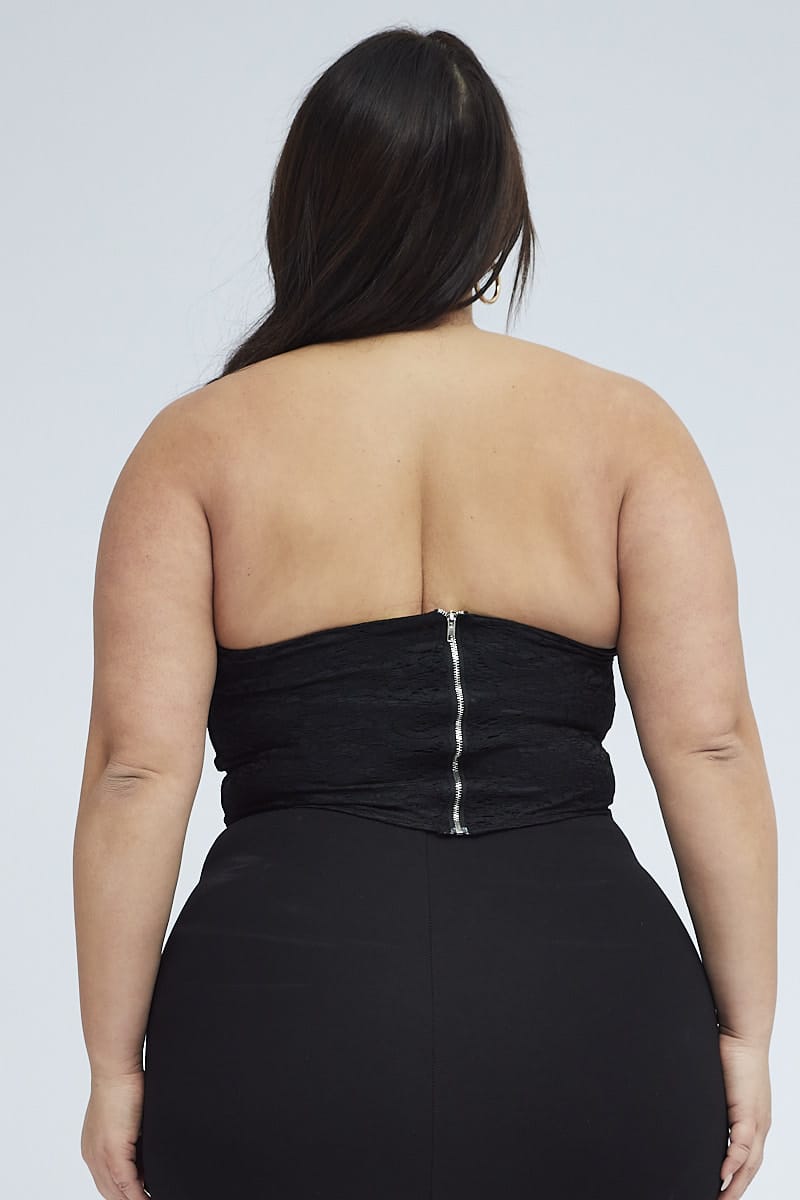 Black Lace Corset Top for YouandAll Fashion