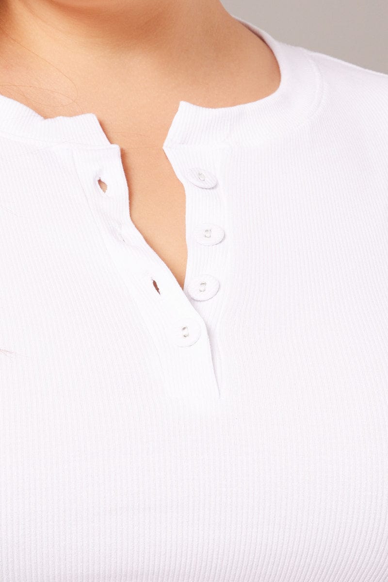 White Button Down Top Long Sleeve for YouandAll Fashion
