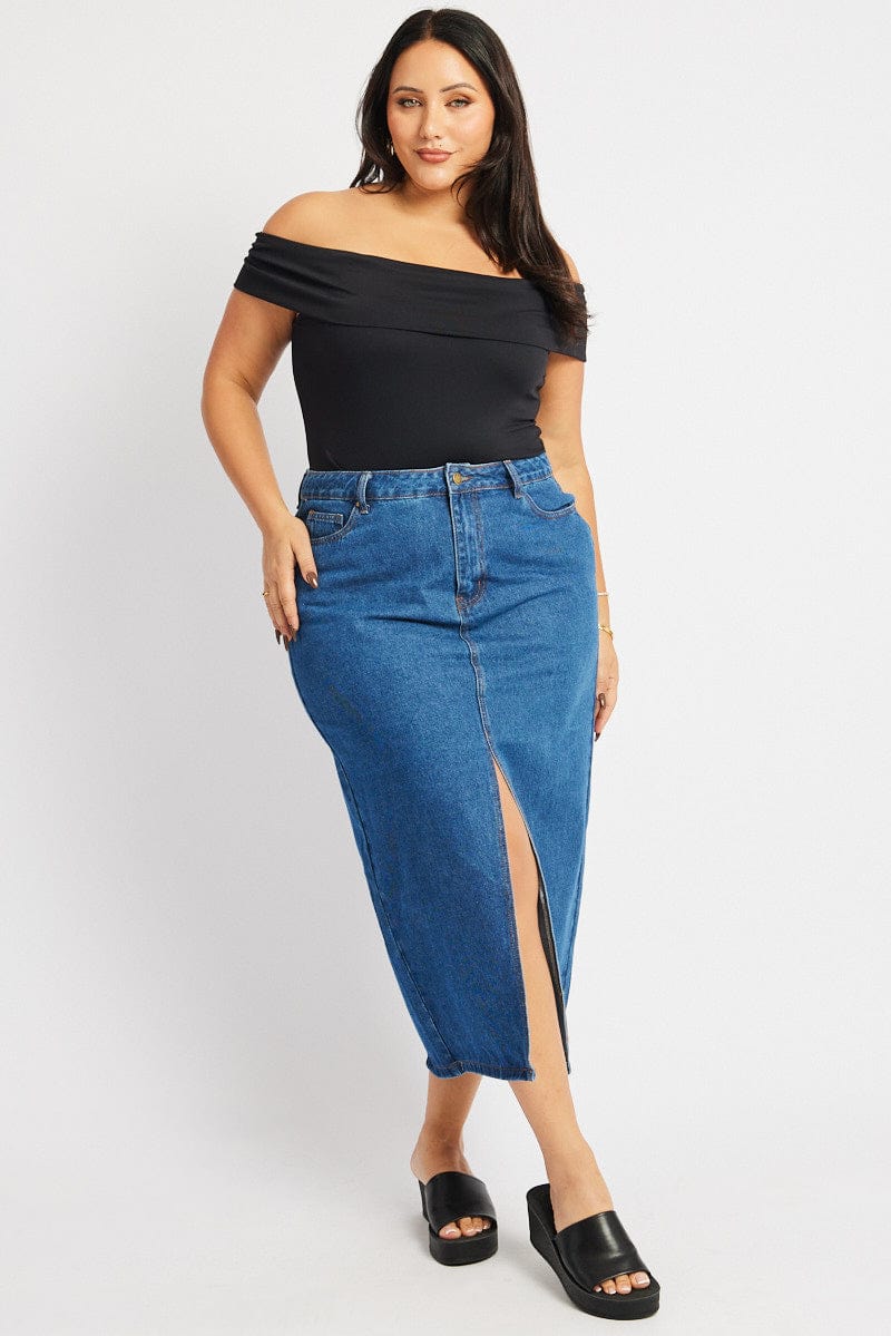 Black Top Off The Shoulder for YouandAll Fashion