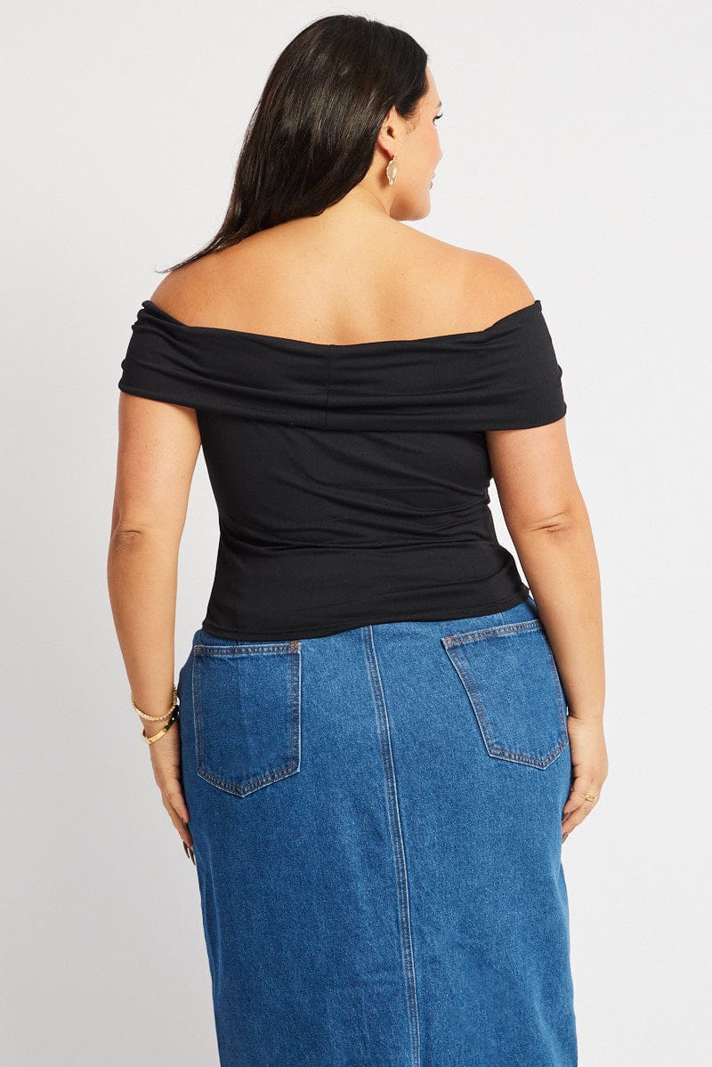 Black Top Off The Shoulder for YouandAll Fashion