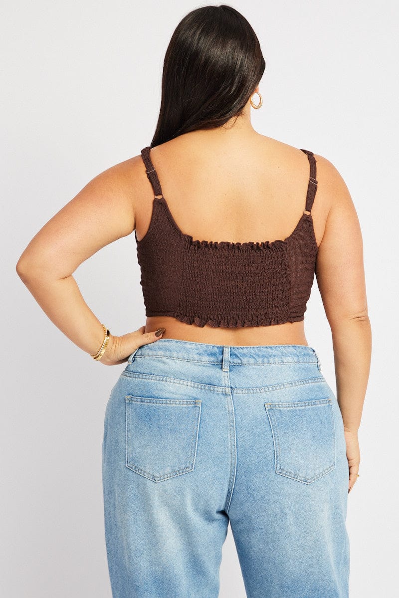 Brown Corset Top for YouandAll Fashion