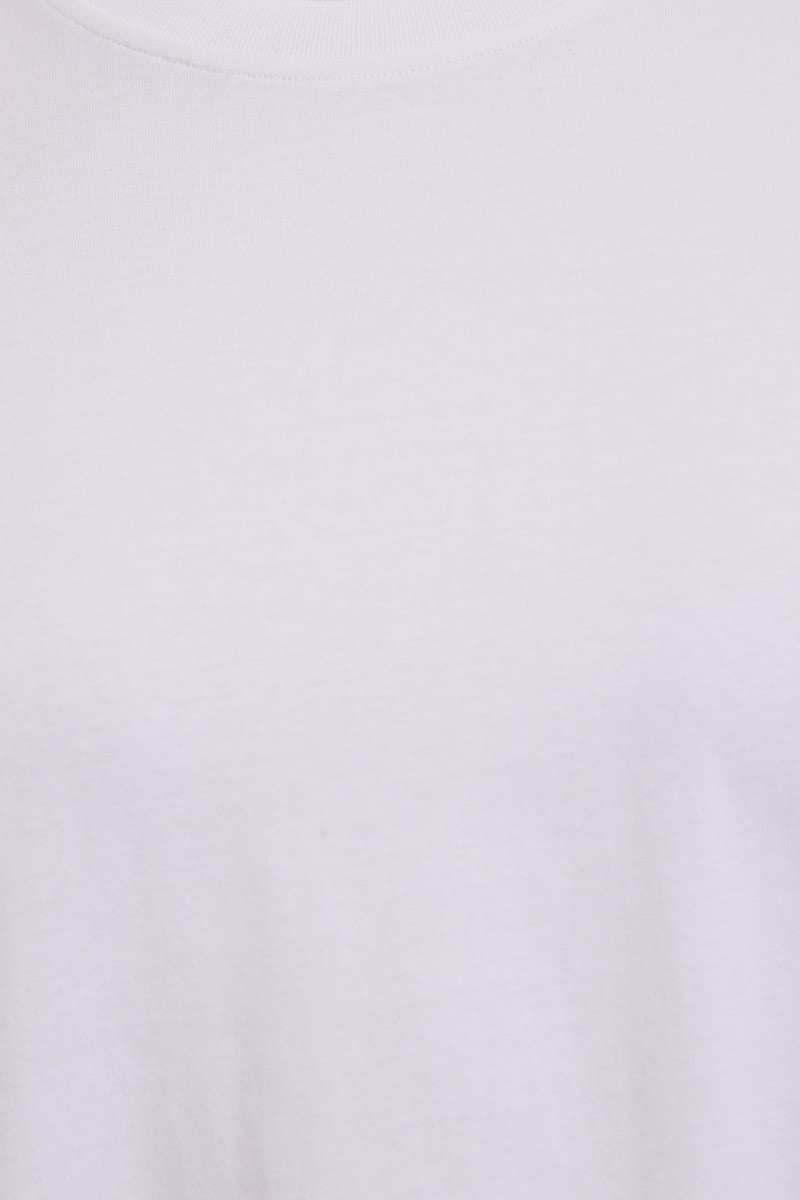 White Relaxed T-shirt Short Sleeve for YouandAll Fashion