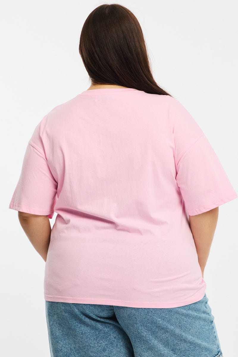 Pink Sardine T-shirt Short Sleeve for YouandAll Fashion