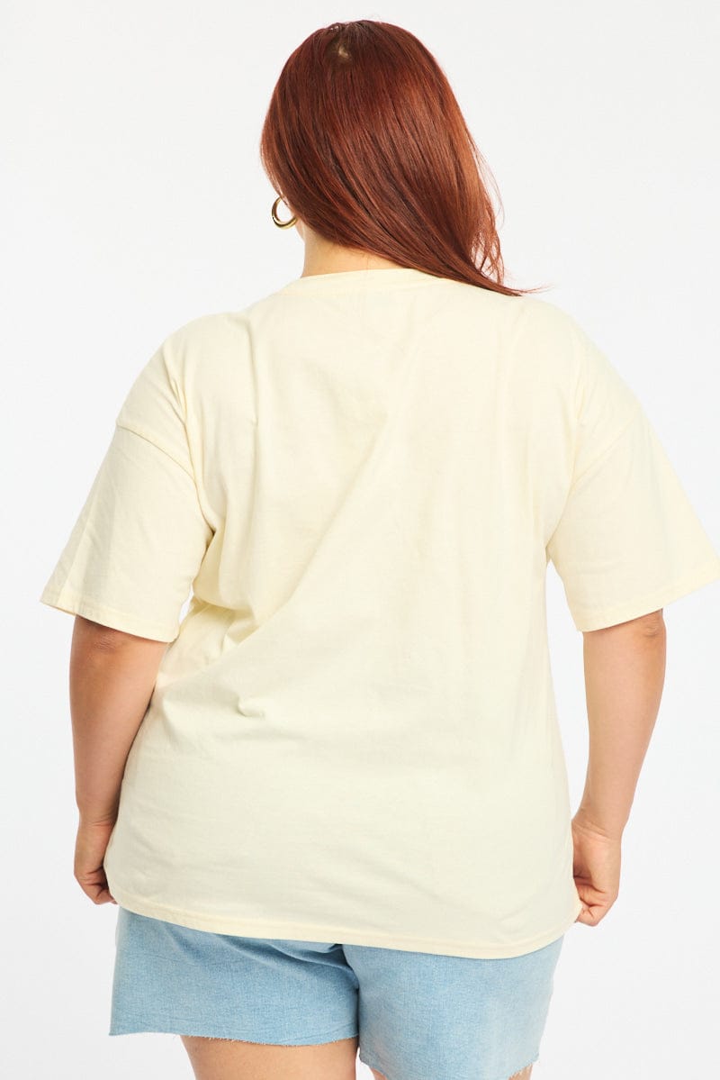 White Graphic Tee Short Sleeve for YouandAll Fashion