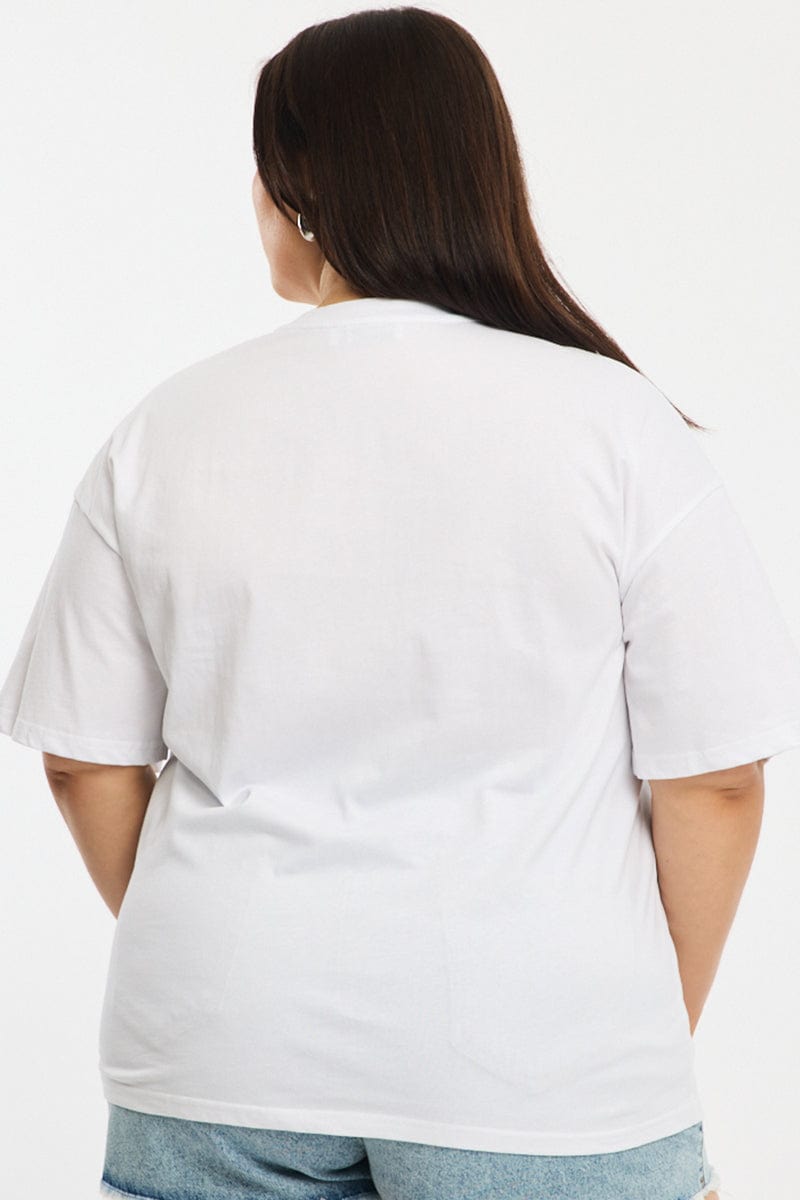 White Romano T-shirt Short Sleeve for YouandAll Fashion