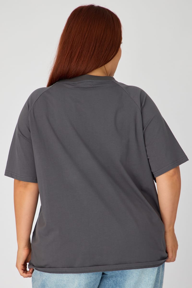 Grey Wild And Free Tee Short Sleeve for YouandAll Fashion