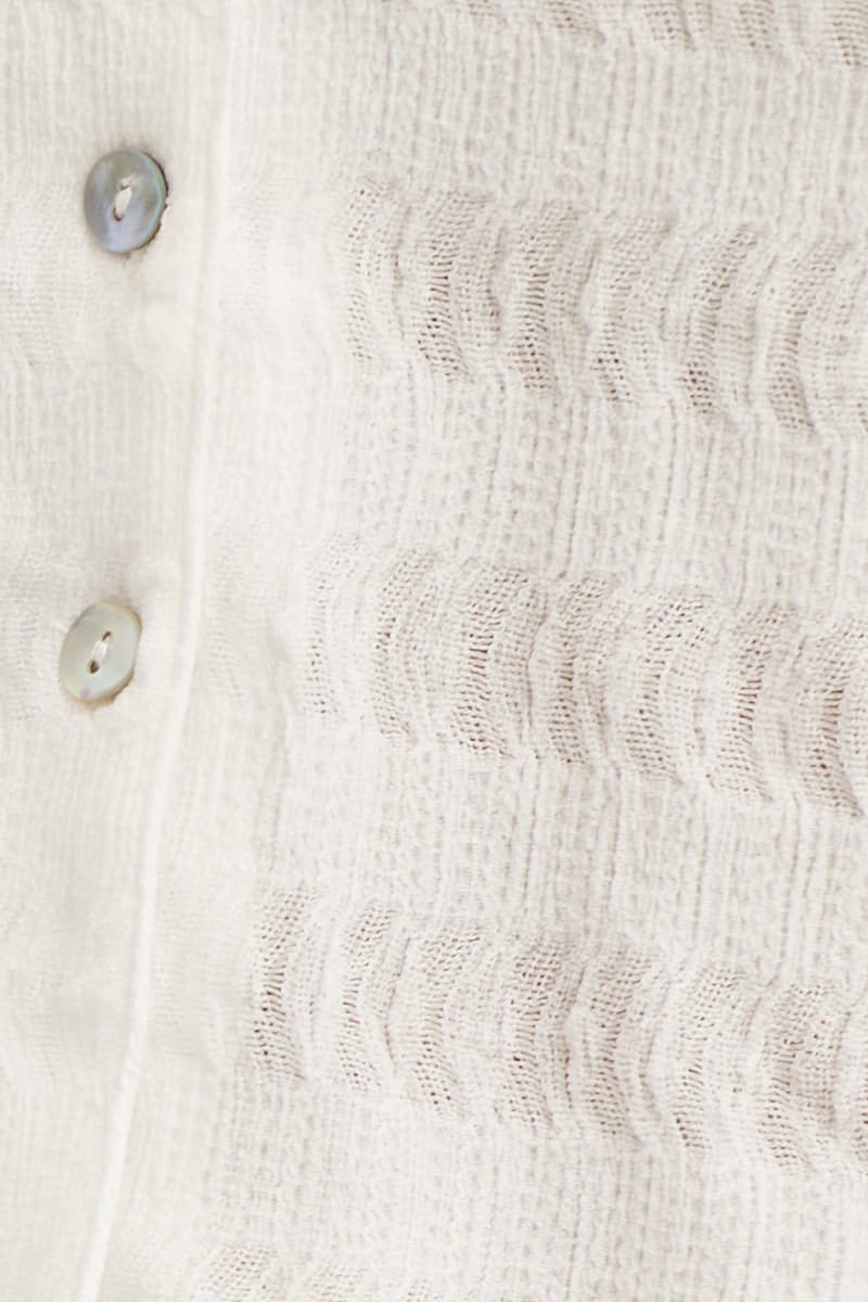 White Short Sleeve Button Top for YouandAll Fashion