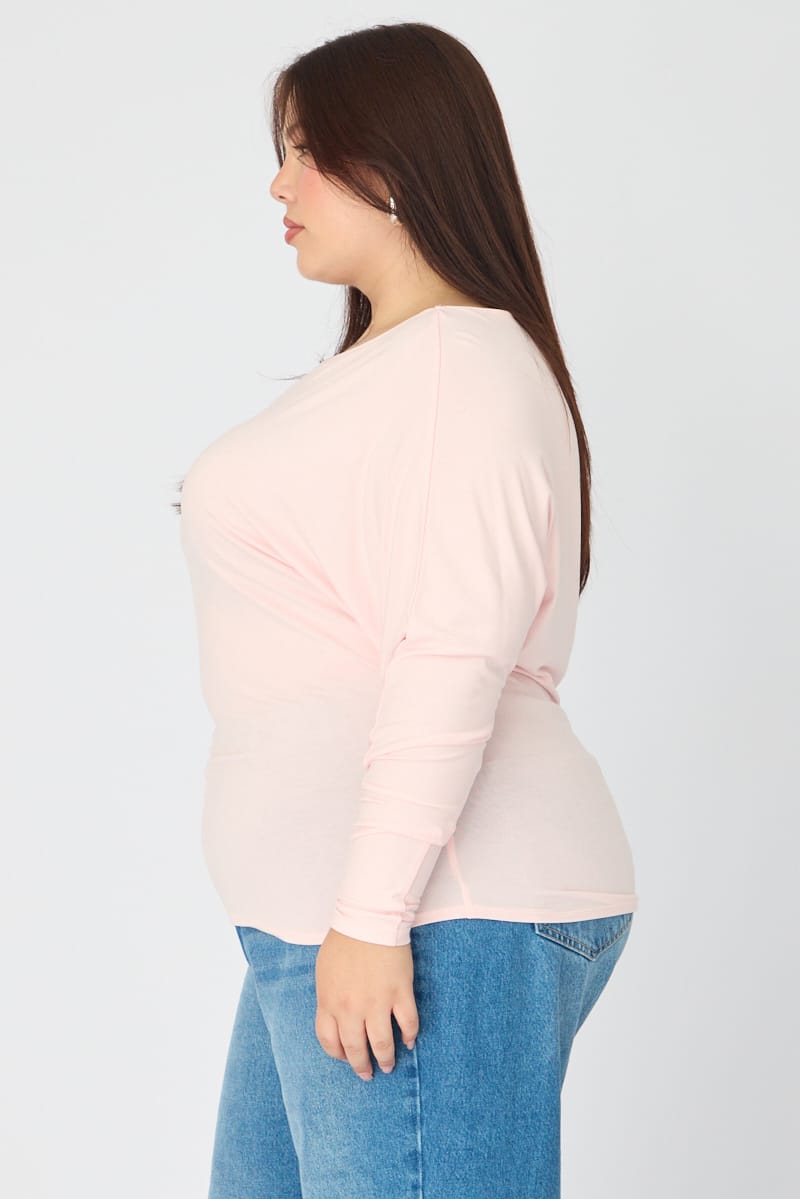 White Batwing Top Long Sleeve for YouandAll Fashion