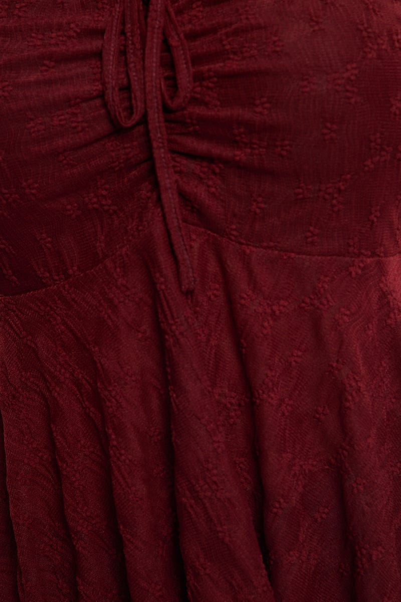 Red Lace Bandeau Top for YouandAll Fashion