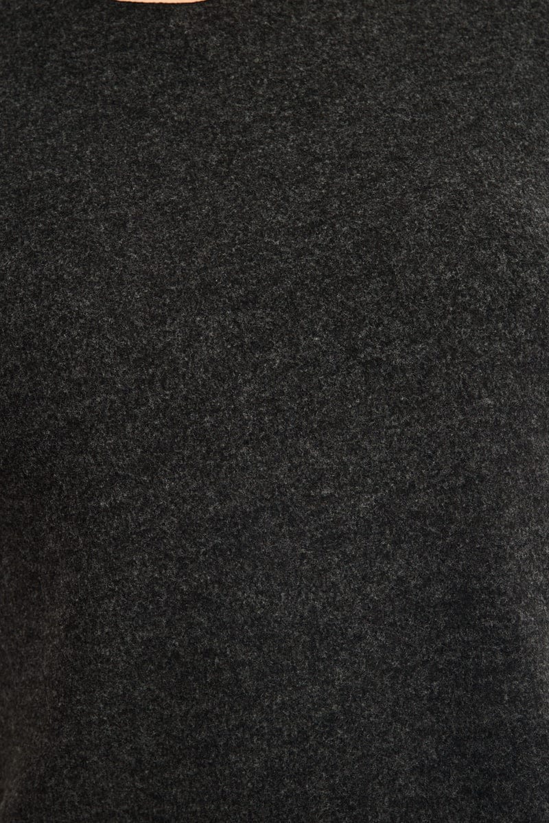 Grey Jersey Top Short Sleeve for YouandAll Fashion