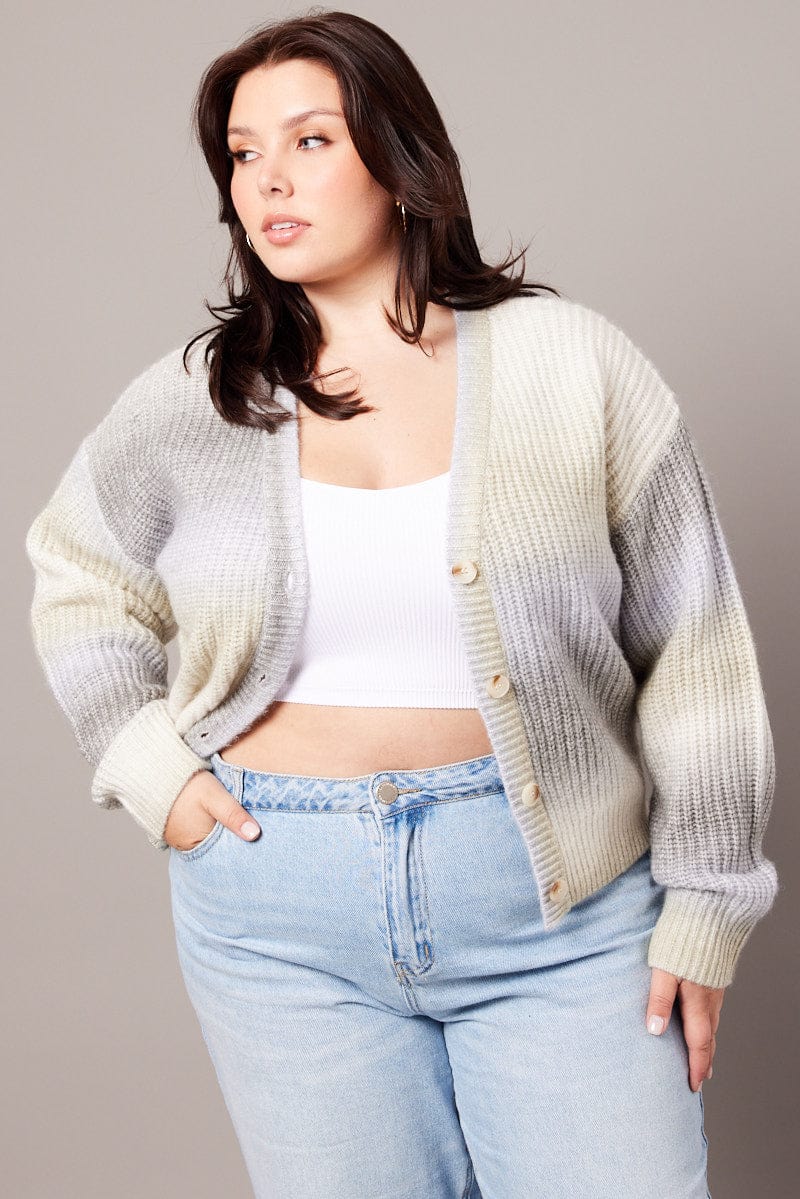 Multi Knit Multi Knit Cardigan V-neck | You & All