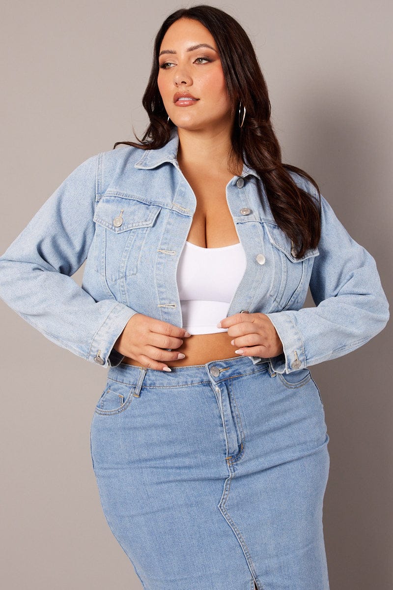 Denim Coats Jackets Denim Plus Size You All