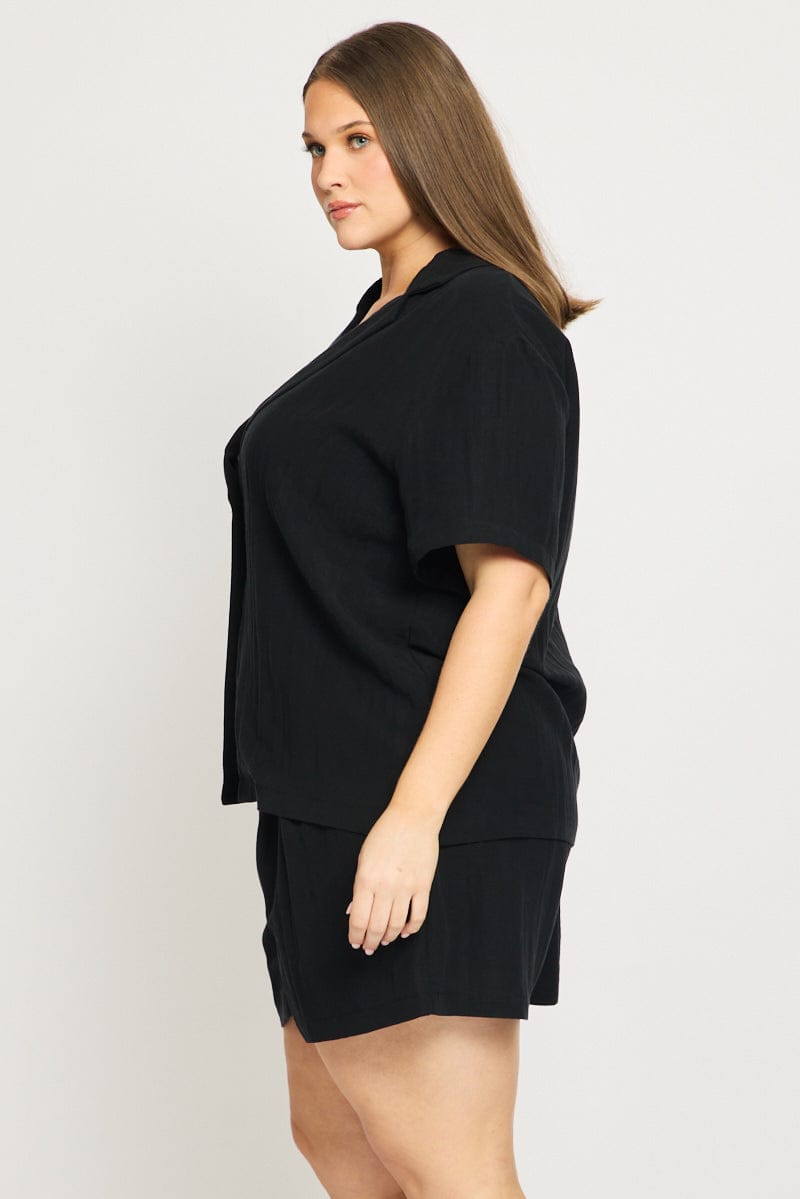 Black Jacket Short Sleeve for YouandAll Fashion
