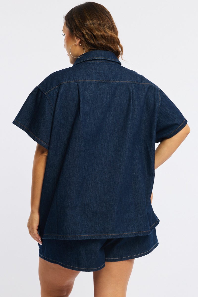 Denim Jacket Short Sleeve for YouandAll Fashion