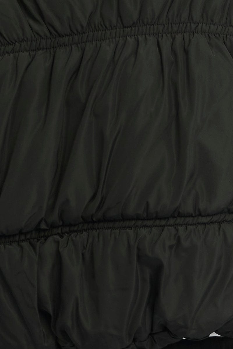 Black Puffer Vest Sleeveless for YouandAll Fashion