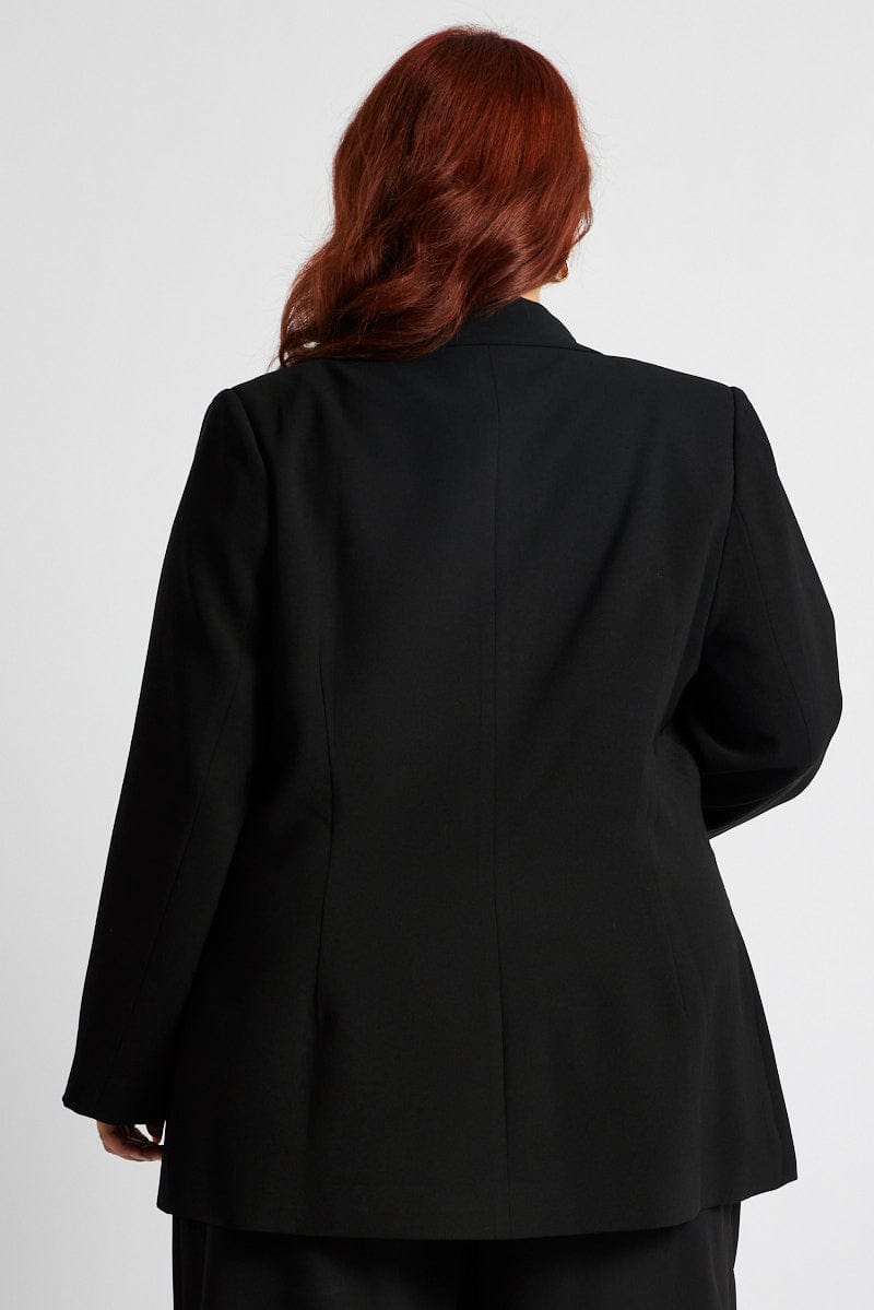Black Fitted Jacket for YouandAll Fashion