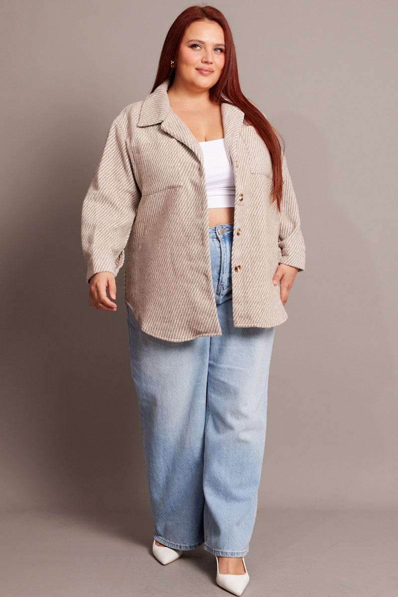 Plus size shacket hotsell