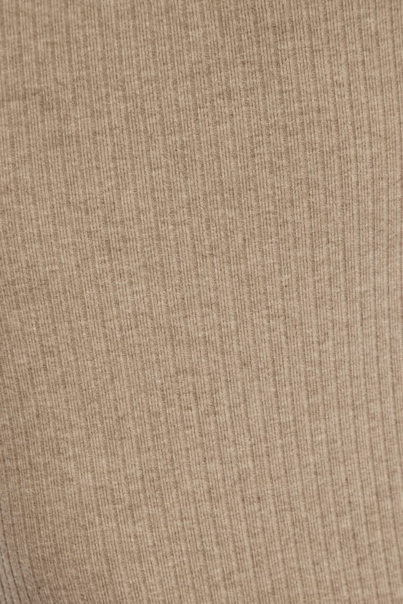 Beige Soft Touch Maxi Skirt Rib for YouandAll Fashion