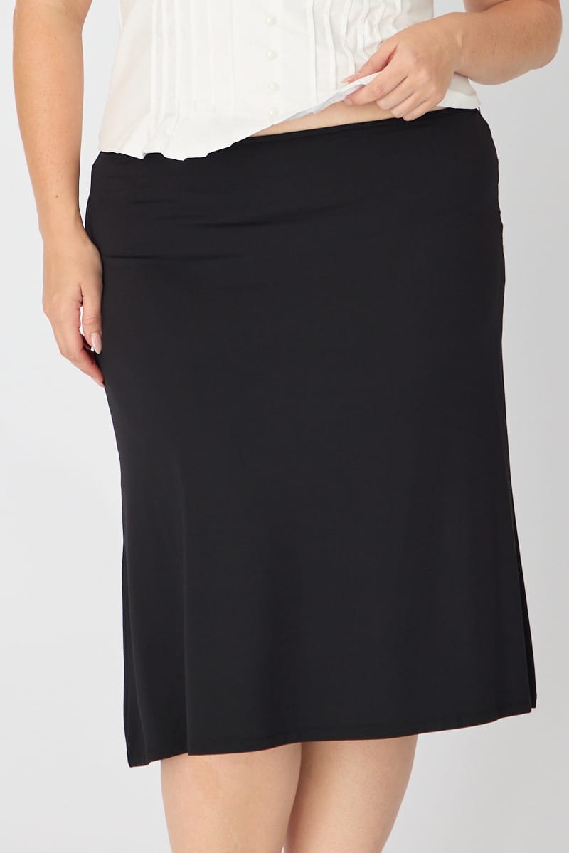 Black Midi Skirt for YouandAll Fashion