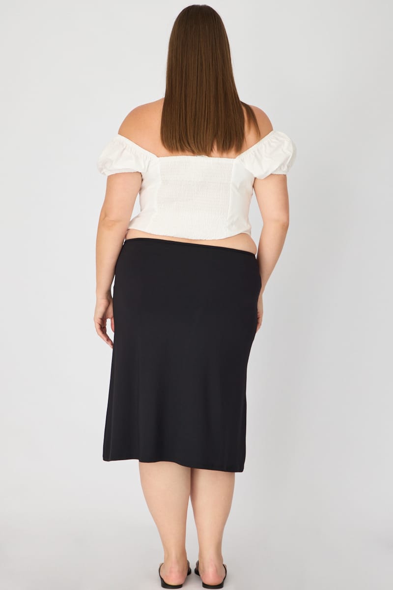 Black Midi Skirt for YouandAll Fashion