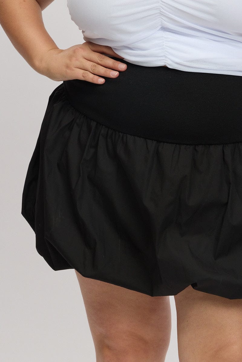 Black Bubble Skirt for YouandAll Fashion