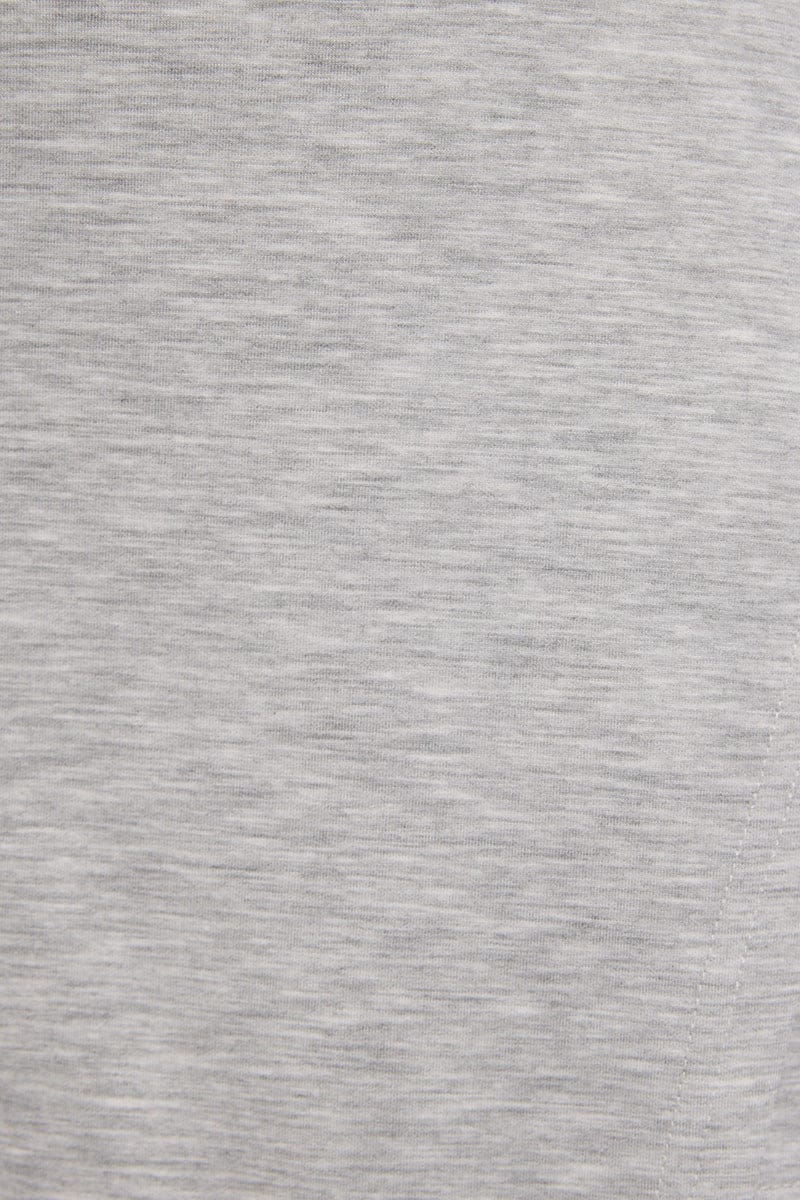 Grey Mini Skirt Skort With Slit for YouandAll Fashion