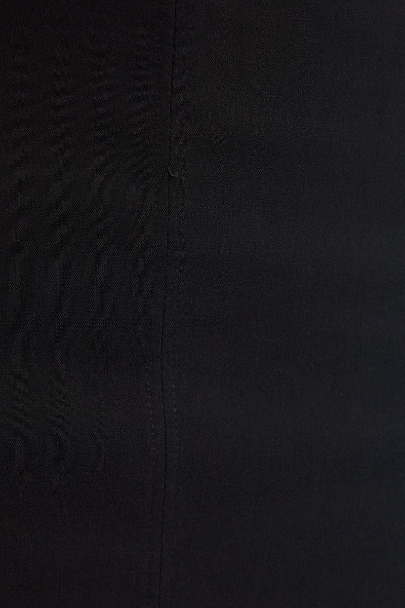 Black Mini Skirt With Shorts Stretch for YouandAll Fashion